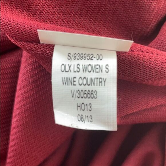 Old Navy Red Printed Sleeve Shift Dress. Size Medium. NWT. Minimalist Lagenlook. - Picture 10 of 12